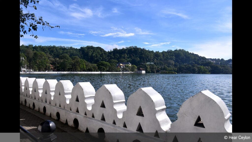 View of the Kandy Lake 